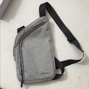 Travelon Light Gray Belt Bag
